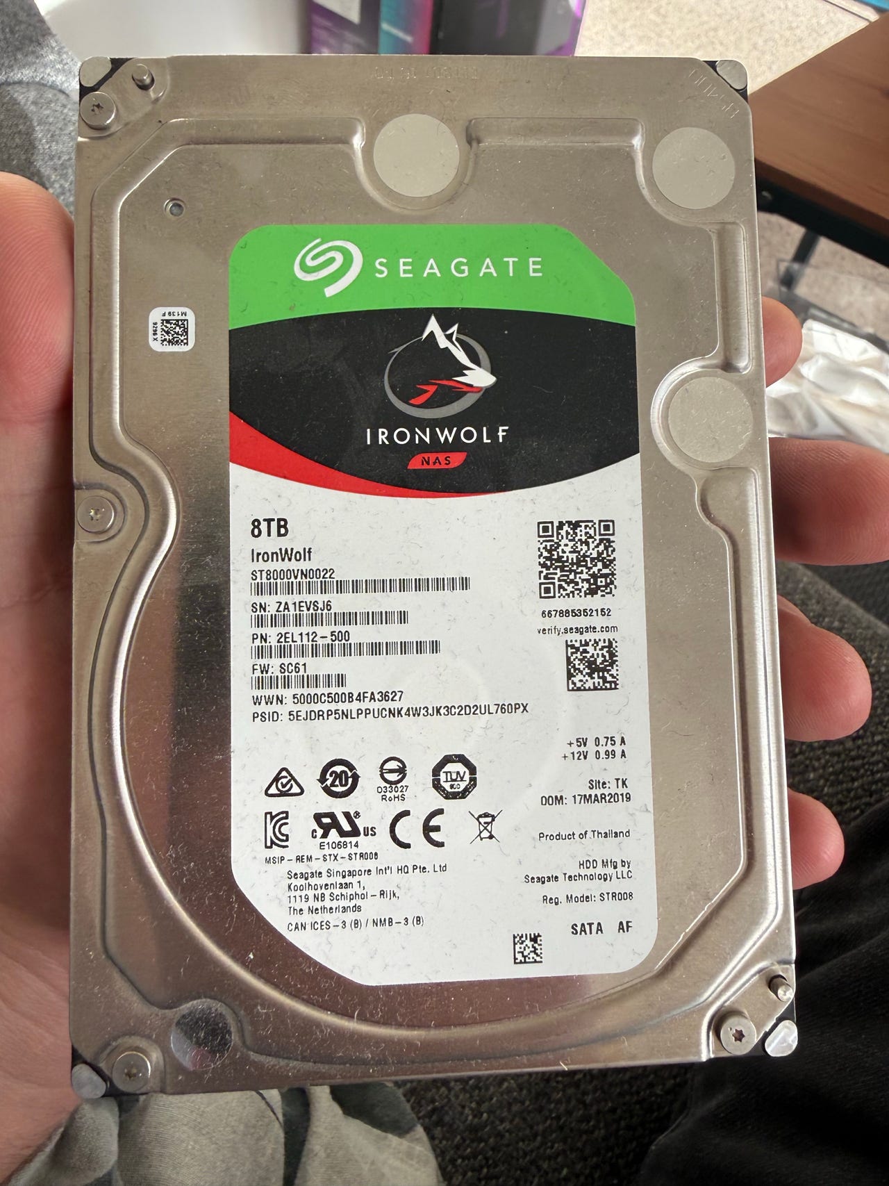 Seagate IronWolf 8TB | DBA