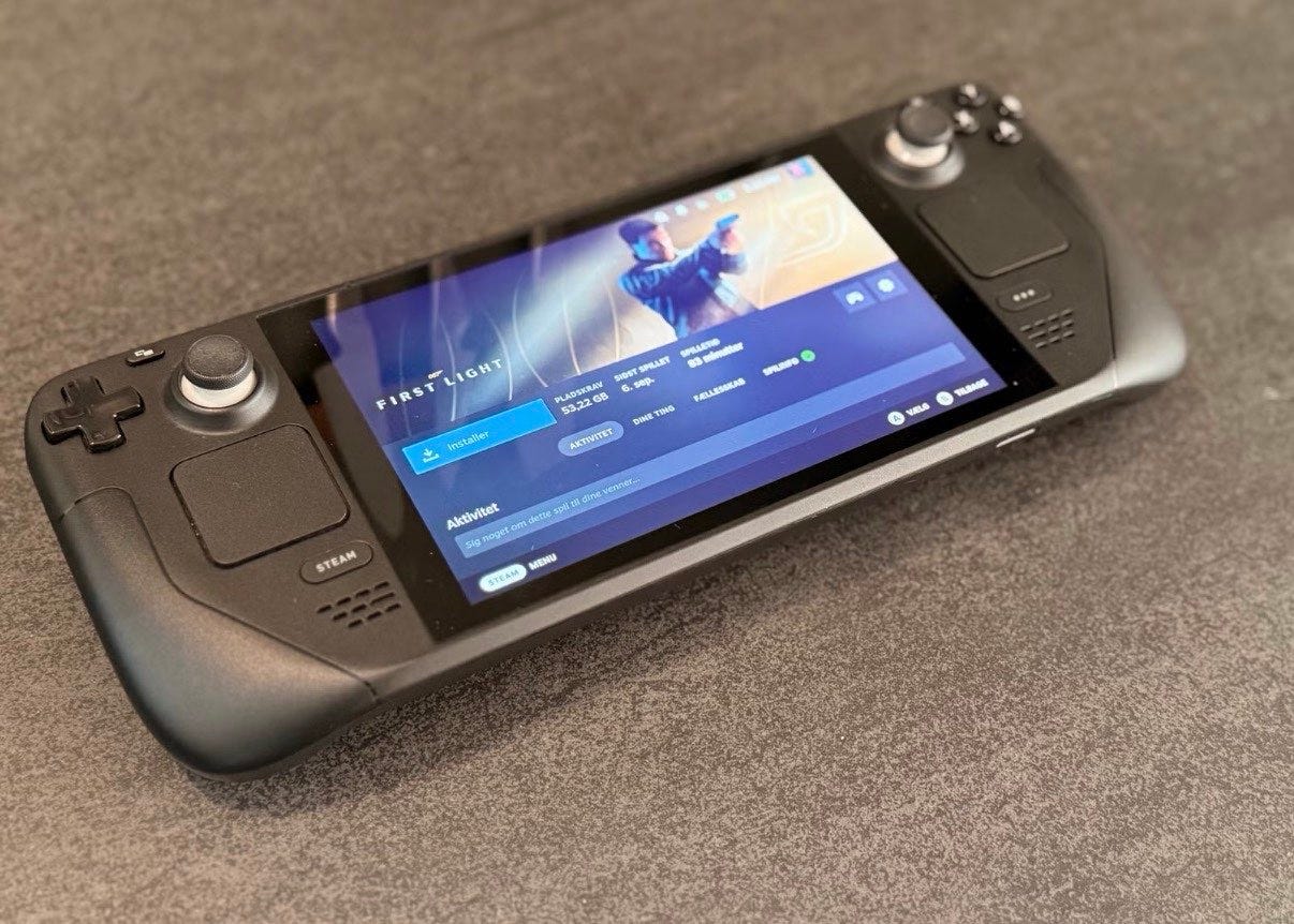 Valve Steam Deck LCD 512GB med tilbehør | DBA