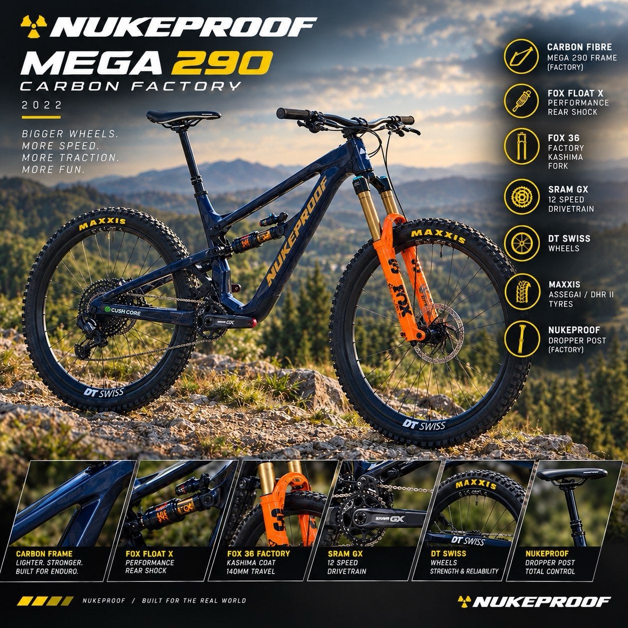 Nukeproof Mega 290 Carbon Factory 2022 – Large 🔥 | DBA