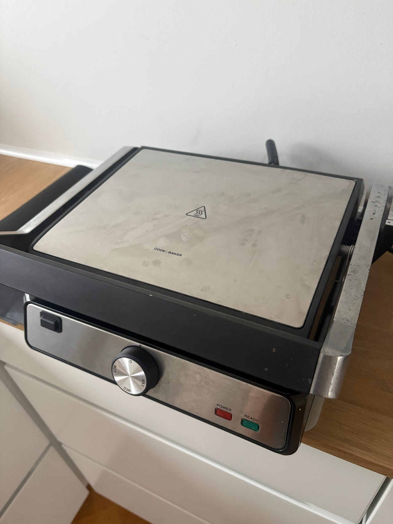 Cook & Baker panini‑grill – fungerer som den skal | DBA
