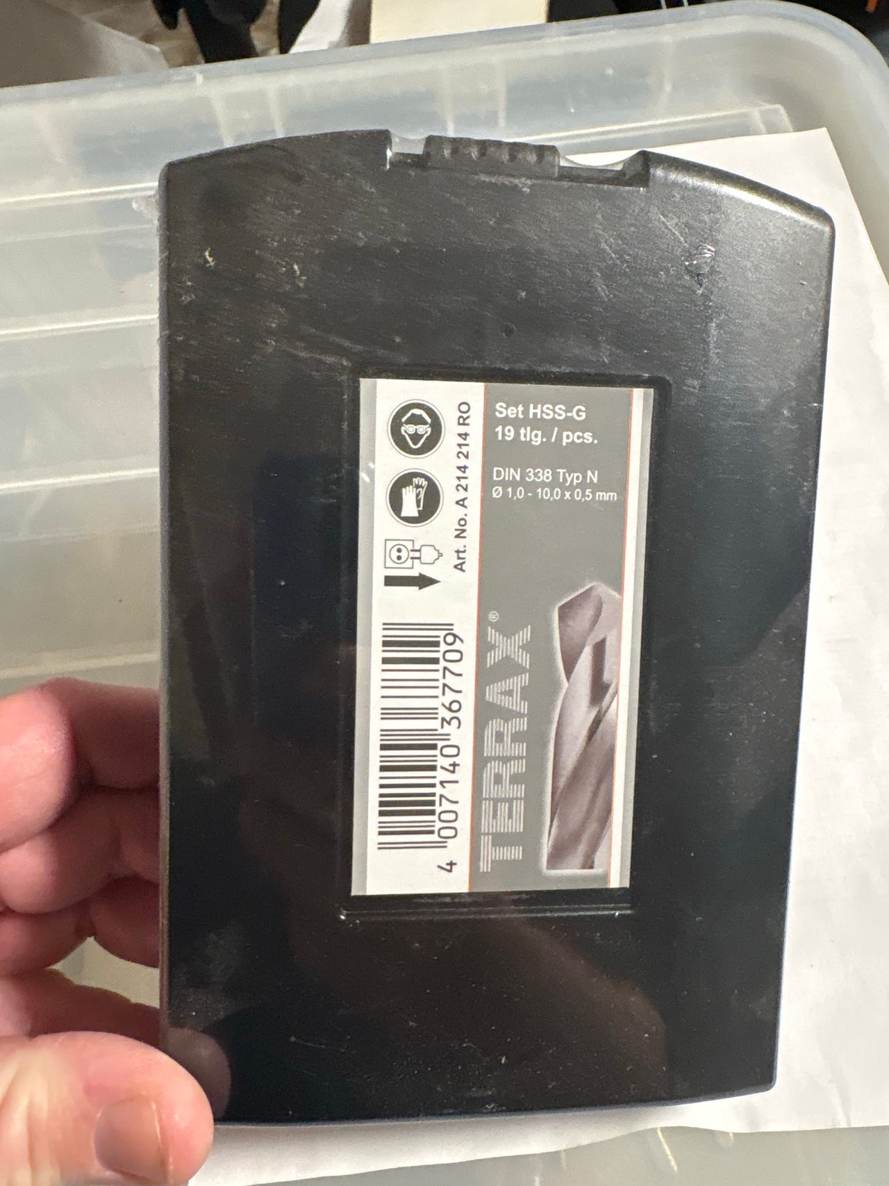 Terrax HSS-G bor-sæt 19 dele 1,0–10,0 mm | DBA