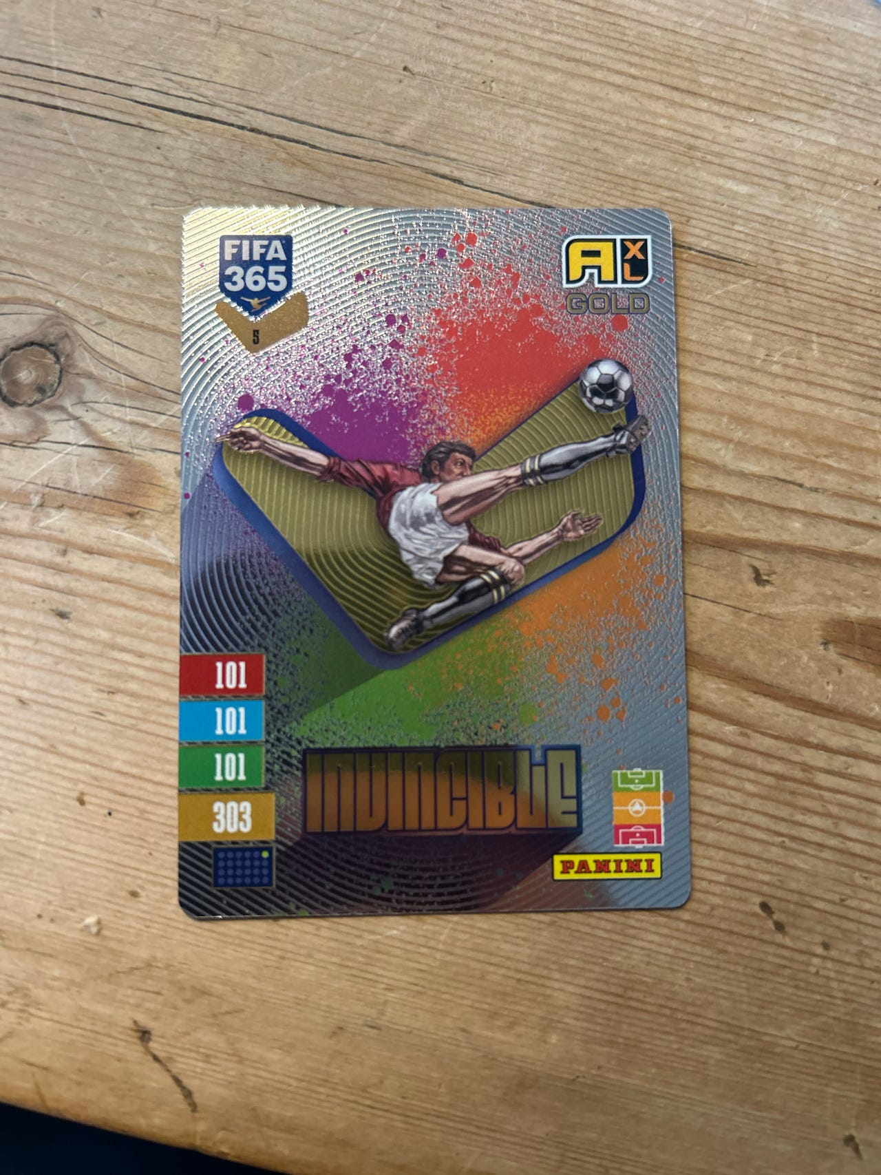 Panini FIFA 365 Adrenalyn XL 2021 Invincible kort | DBA