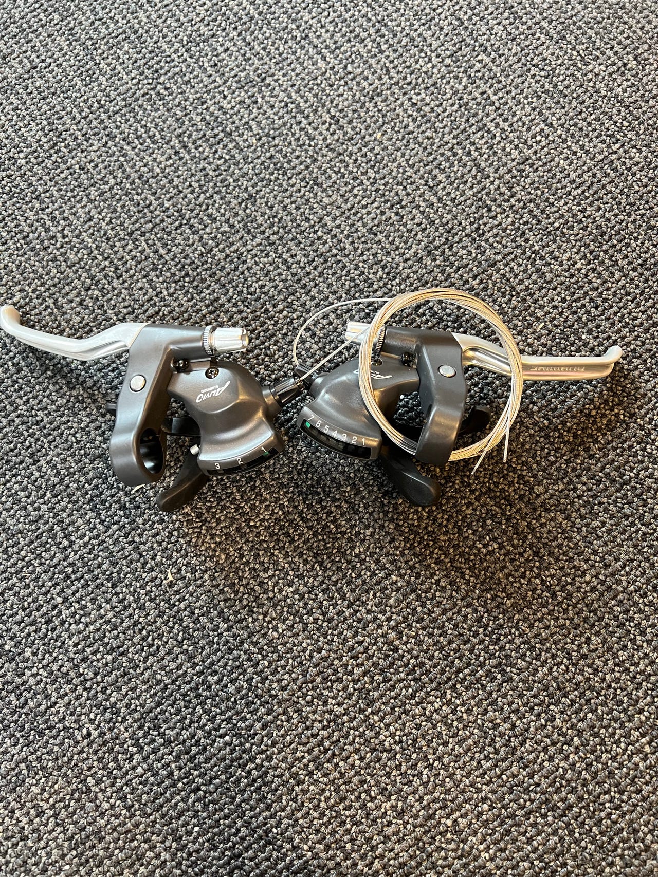 Gearvælger og bremsegreb Shimano ST-MC12 3x7 speed | DBA