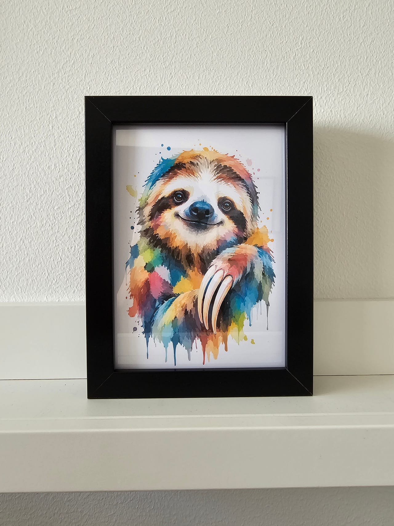 Watercolor Sloth (Style 5) 13x18 cm | DBA