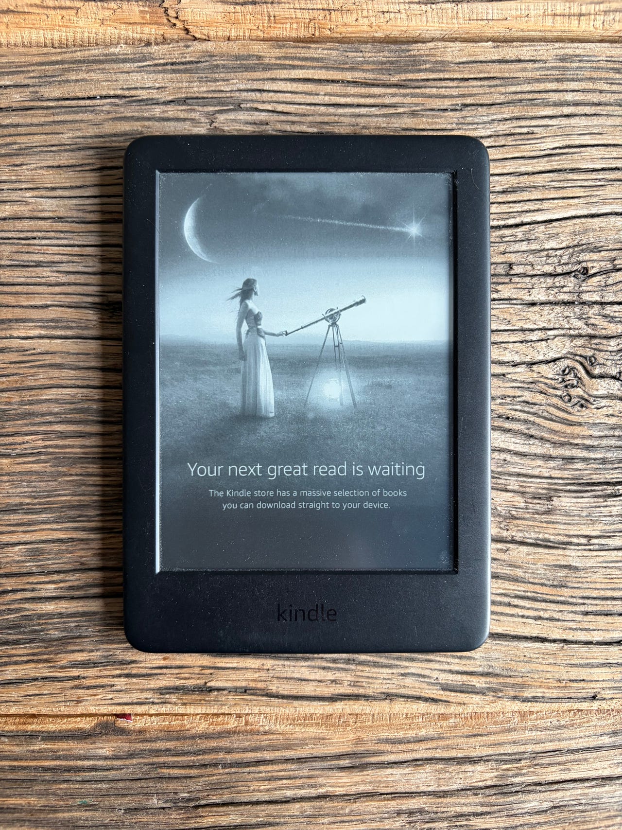 Amazon Kindle 10. generation (2019) med lys i skærmen og ladekabel | DBA