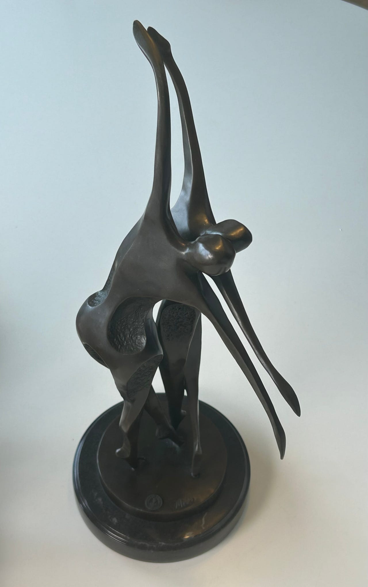 Milo bronzeskulptur – dansende par på marmorsokkel – 49 cm | DBA