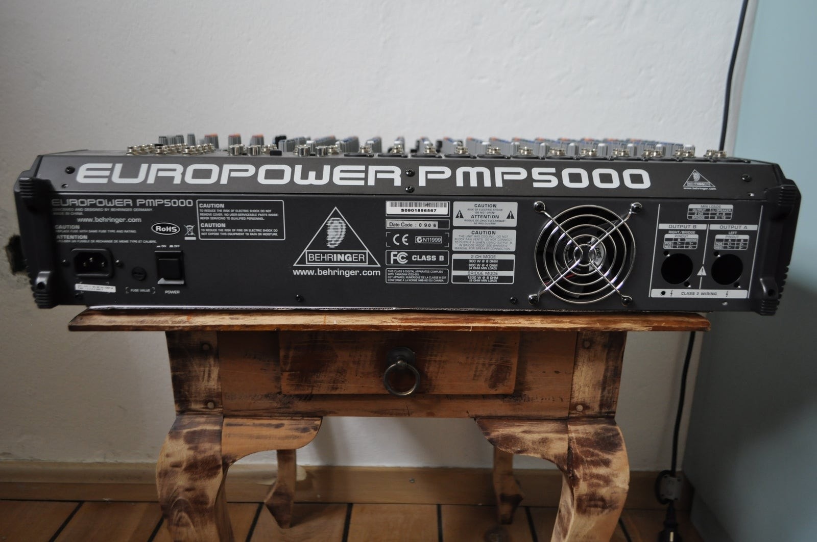 Mixer, Behringer EuroPower PMP5000 | DBA