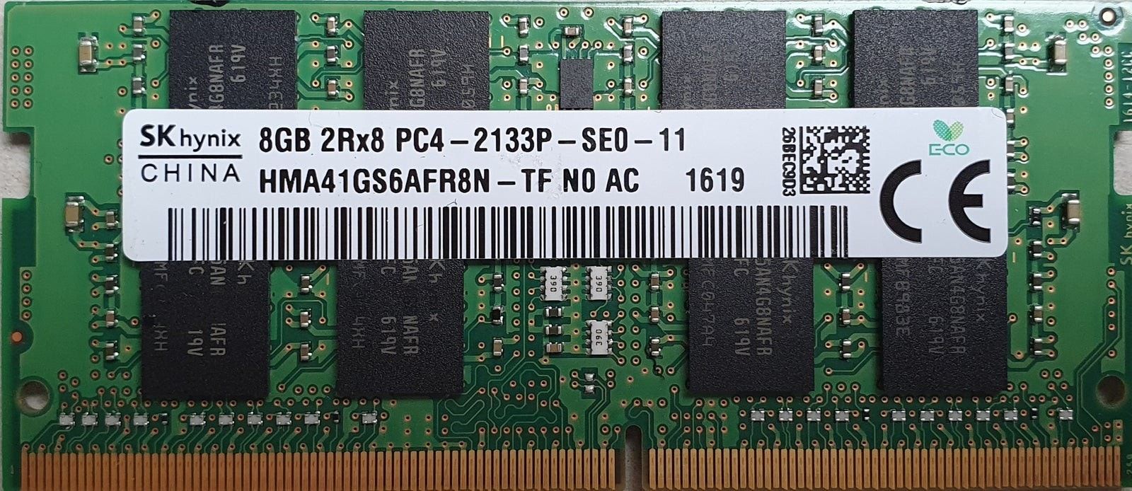 SK Hynix 8GB PC4 2400T, 8 GB, DDR4 SDRAM | DBA