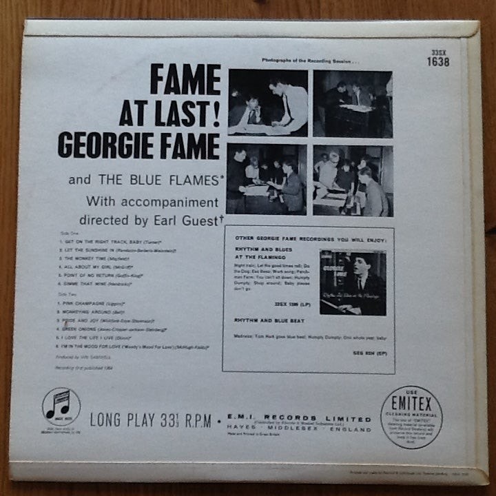 LP, Georgie Fame, Fame At Last | DBA