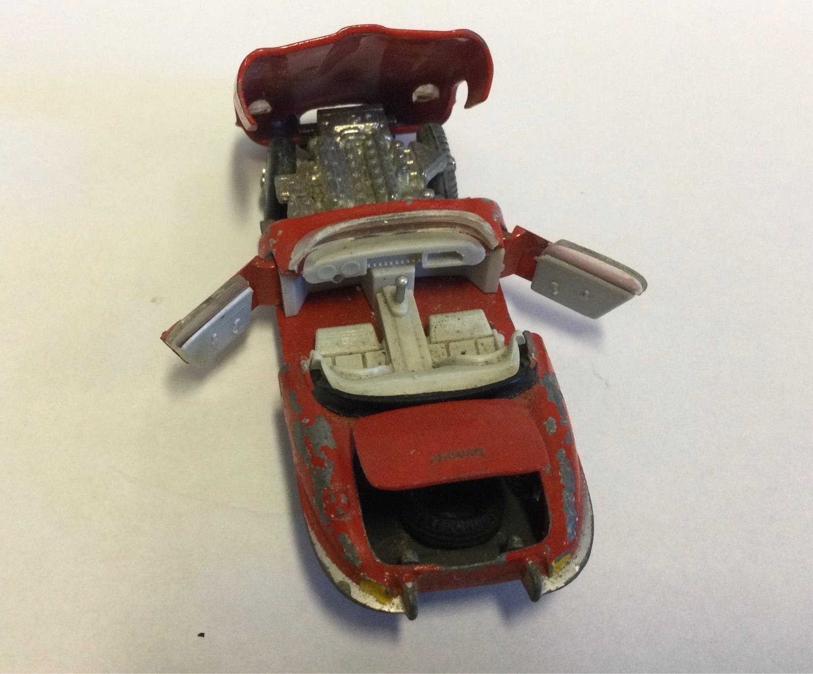 Modelbil, KIRK DENMARK Tekno Jaguar E Type, skala 10,5x4x2,5 cm. | DBA