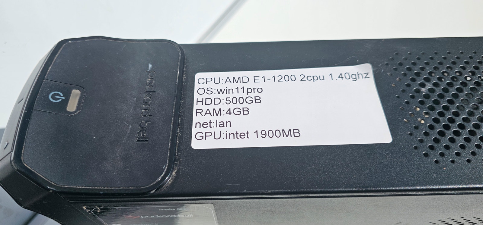 PackardBell kleine PC- Imedia S2110 (Gebraucht) in Watt für CHF 1 – nur