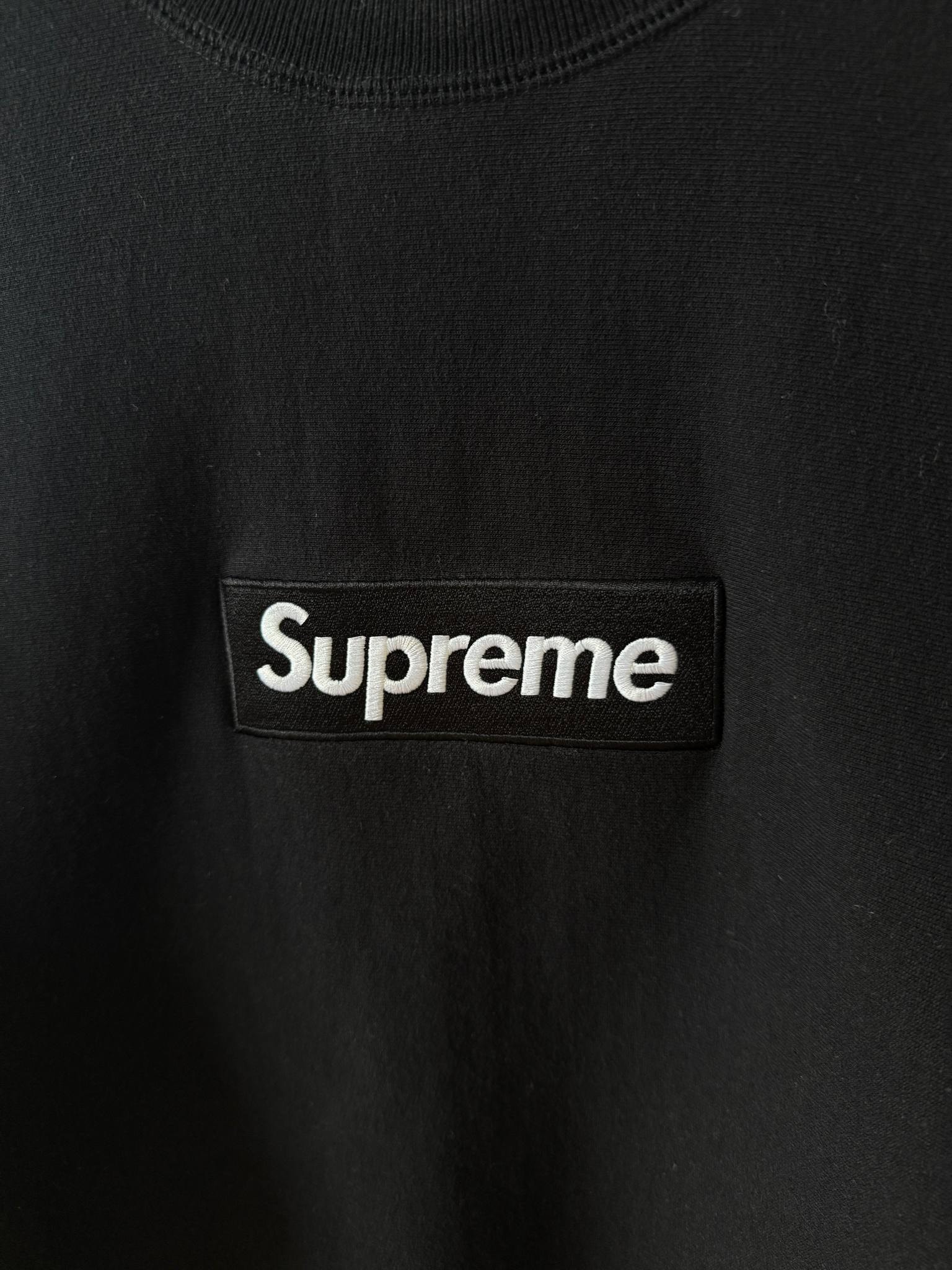 Supreme Box Logo Crewneck Black Large FW15 | DBA