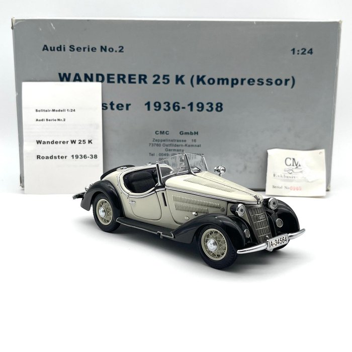 Wanderer 25K Roadster 1:24 CMC Gmbh ミニカー Wanderer 25K Roadster 1:24 CMC Gmbh - メルカリ