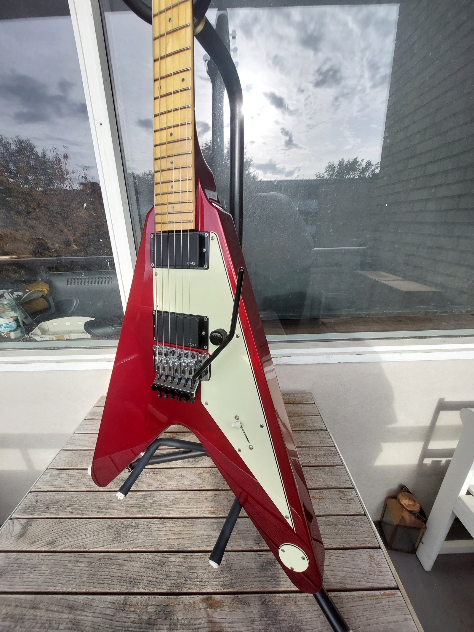 2007 ESP Edwards Flying V med EMG og Floyd Rose Made in Japan | DBA