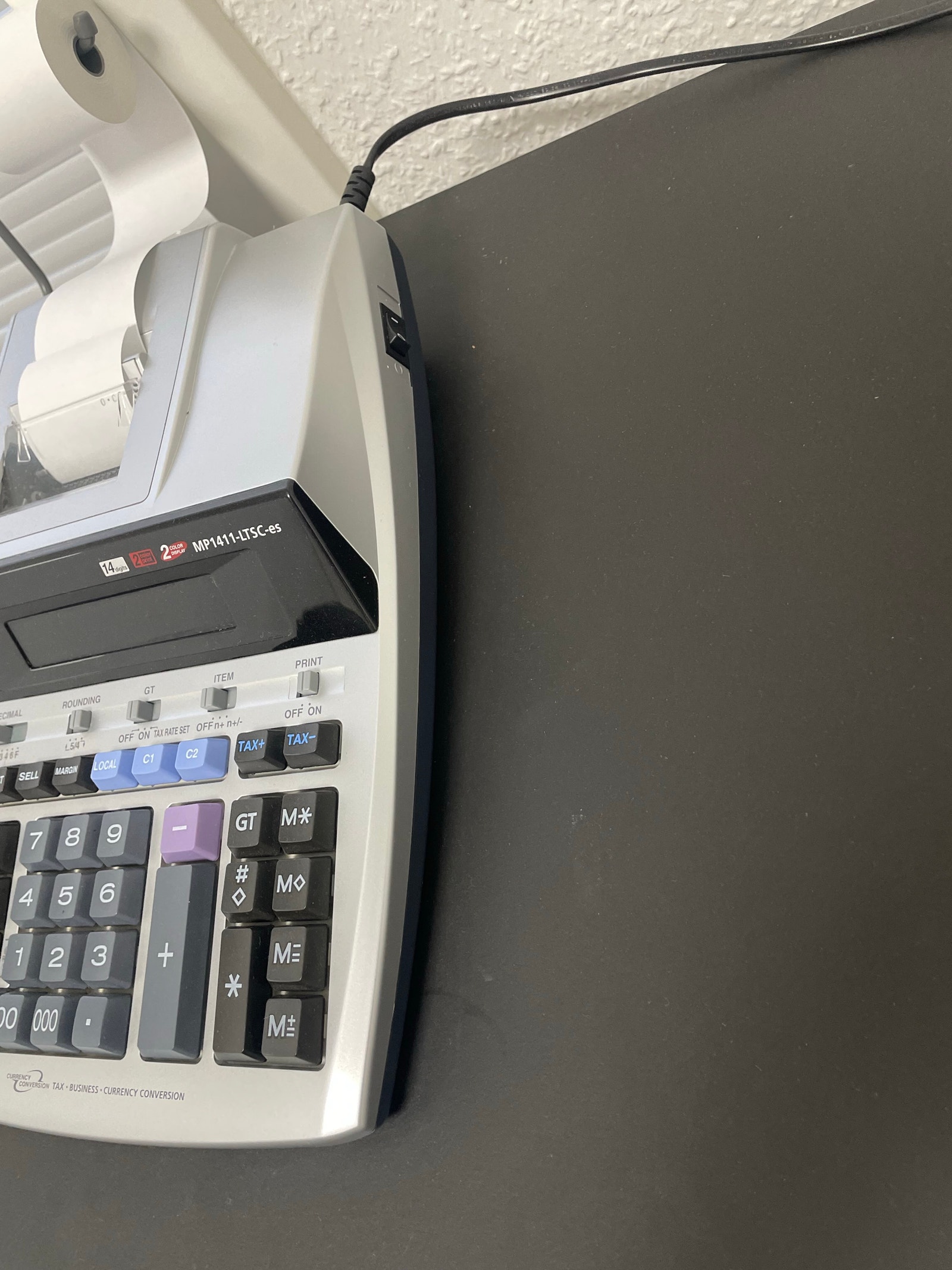 Calculatrice Imprimante Canon MP 1411 LTSC-es - 2 Couleurs - Neuve Emballée
