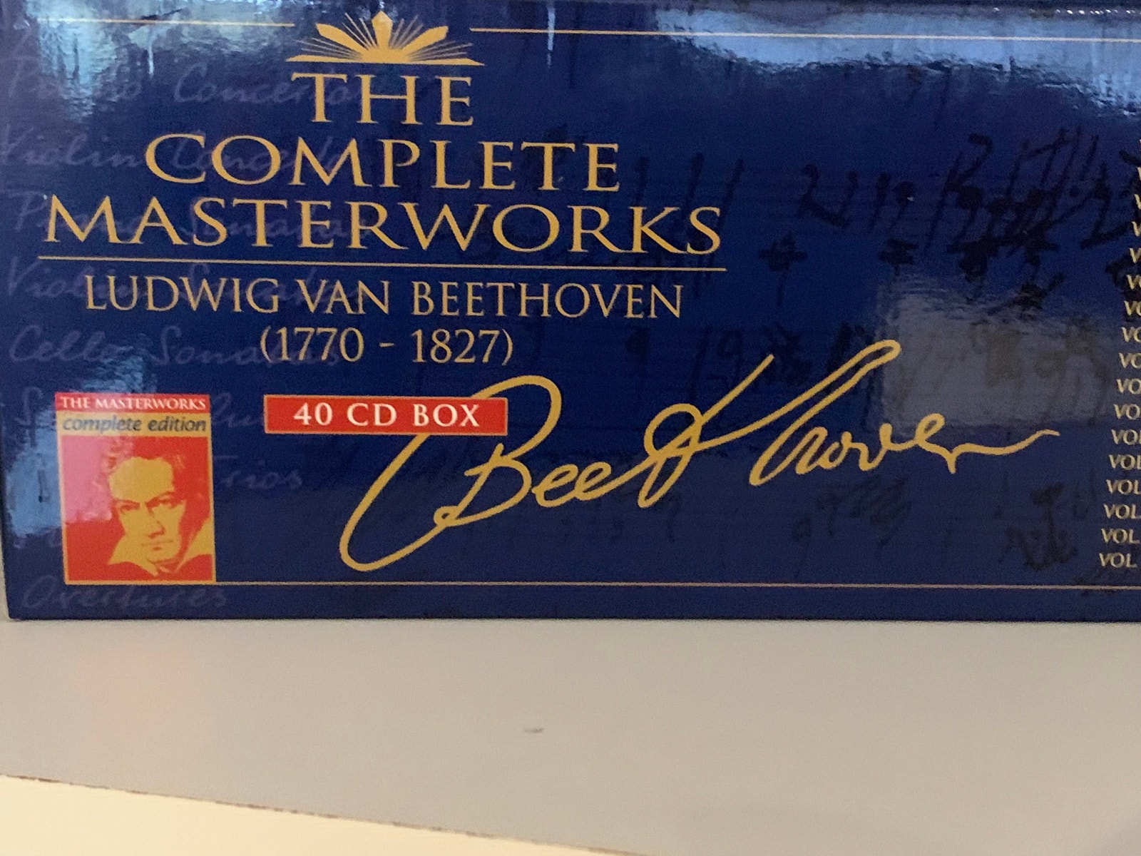 Ludwig van Beethoven The Complete Masterworks 40 CD box | DBA