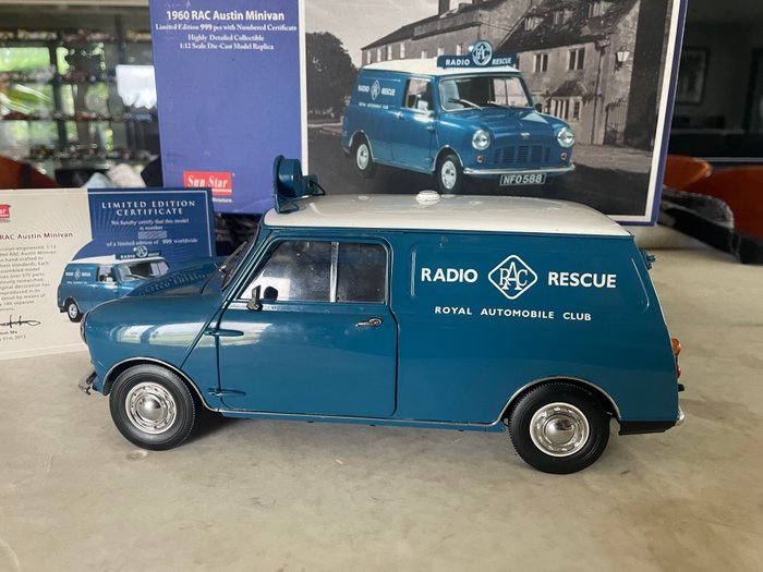 Sunstar 1:12 - Modelbil - 1960 RAC Austin Minivan | DBA