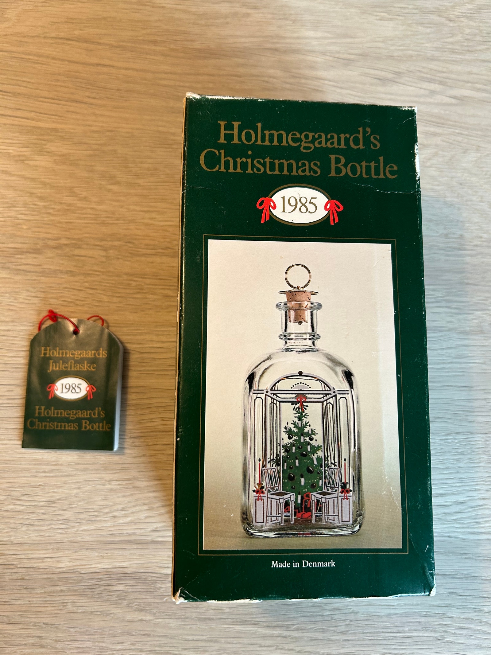 Holmegaard juleflaske 1985 | DBA