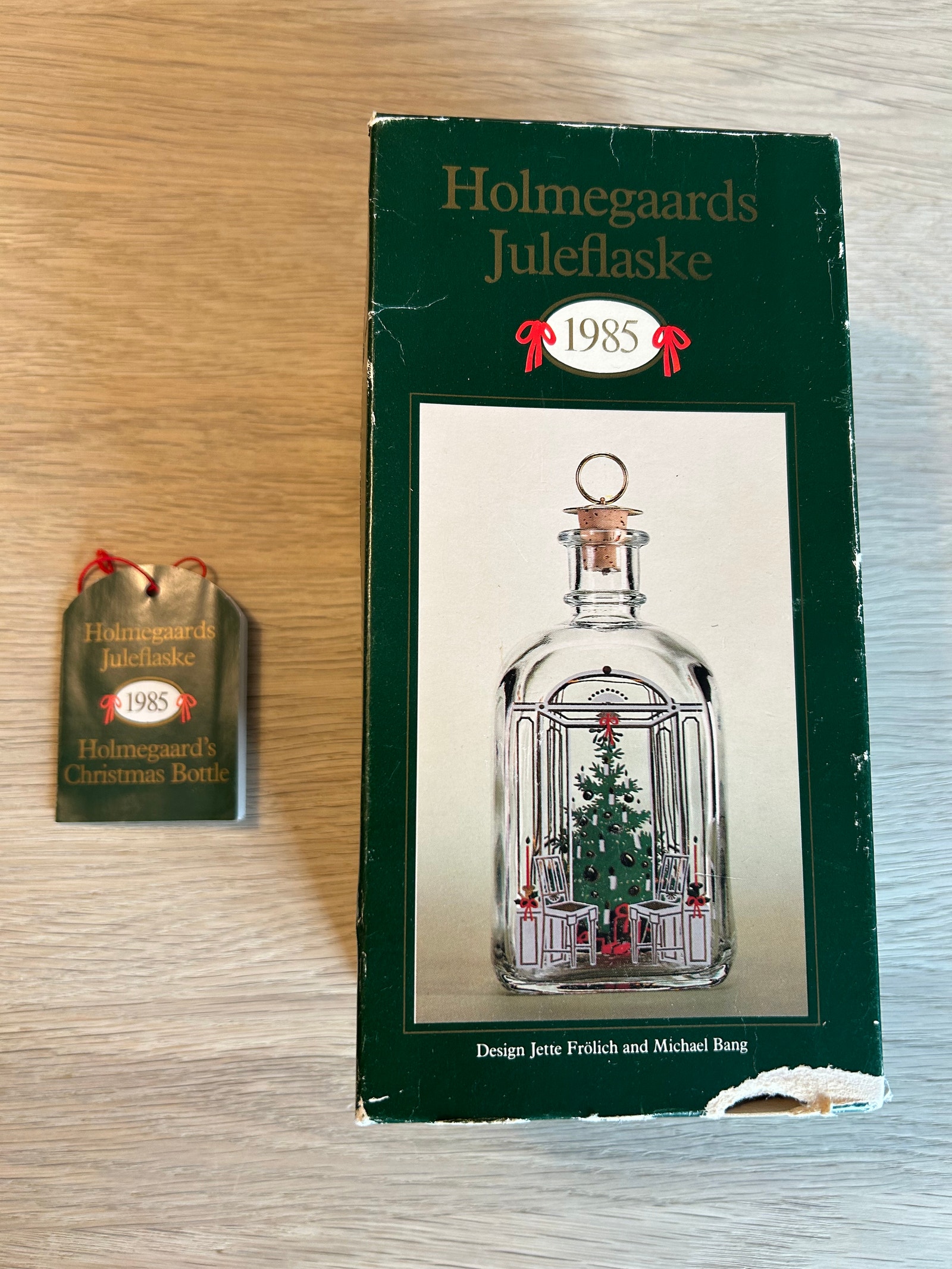 Holmegaard Juleflaske 1991/1987/1985 セット Holmegaard Juleflaske