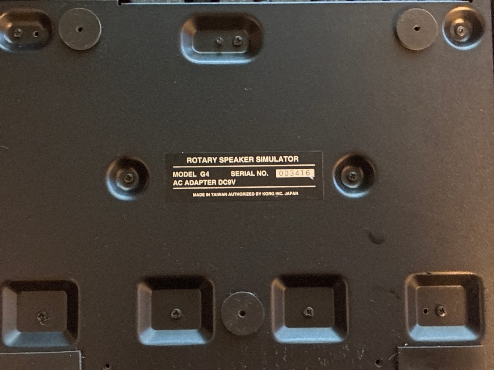 KORG TONEWORKS G4 ROTARY SPEAKER SIMULATOR | DBA