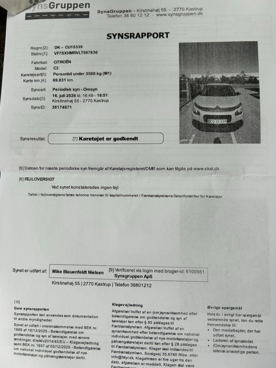Citroen C3 til salg hos Nabilli