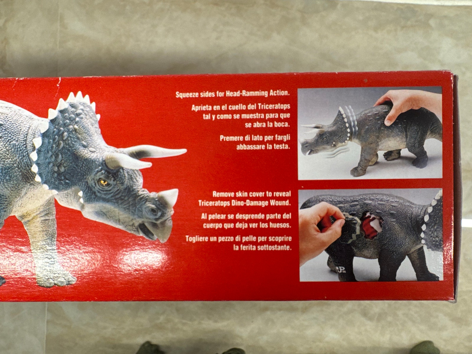 Dinosaure Jurassic Park Kenner 1993 – Triceratops JP08 – Figurine Vintage Collection