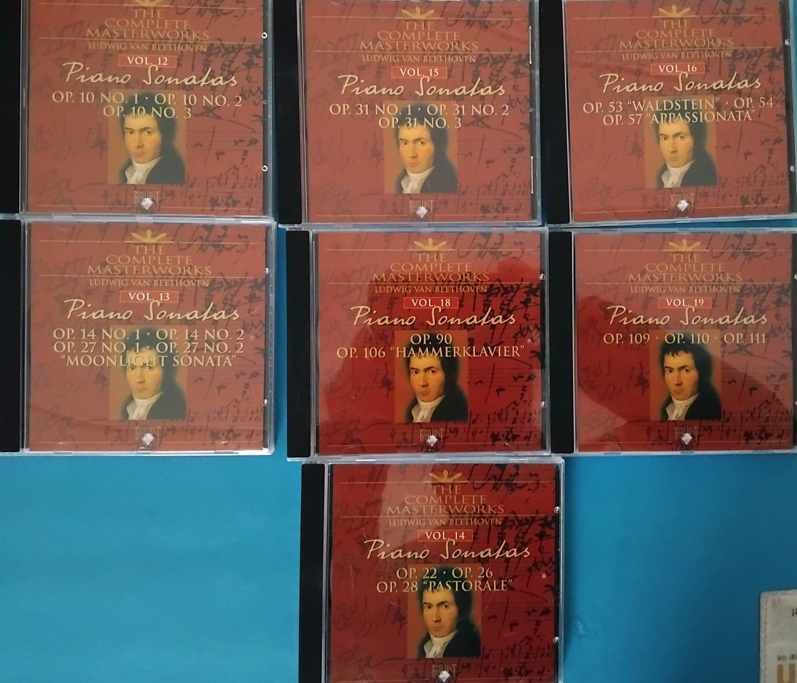 LUDWIG VAN BEETHOVEN MASTERWORKS 1770-1827 OBS!! I ALT 30 CD'er i