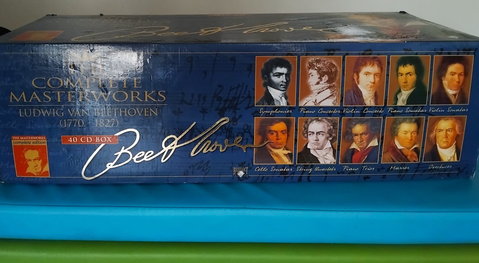 LUDWIG VAN BEETHOVEN MASTERWORKS 1770-1827 OBS!! I ALT 30 CD'er i