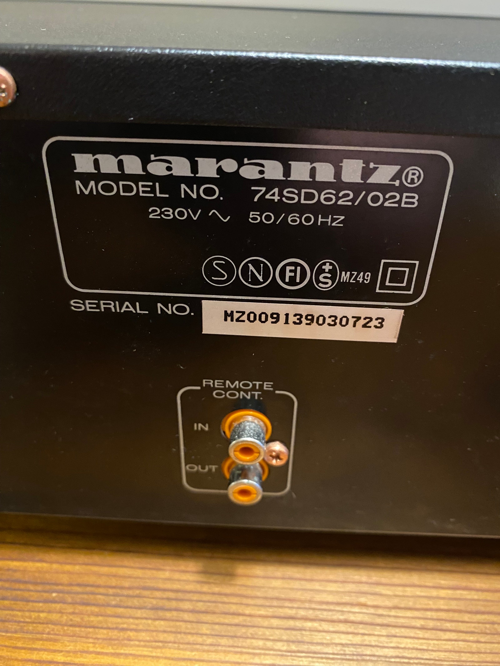 Marantz SD-62 Stereo Cassette Deck | DBA
