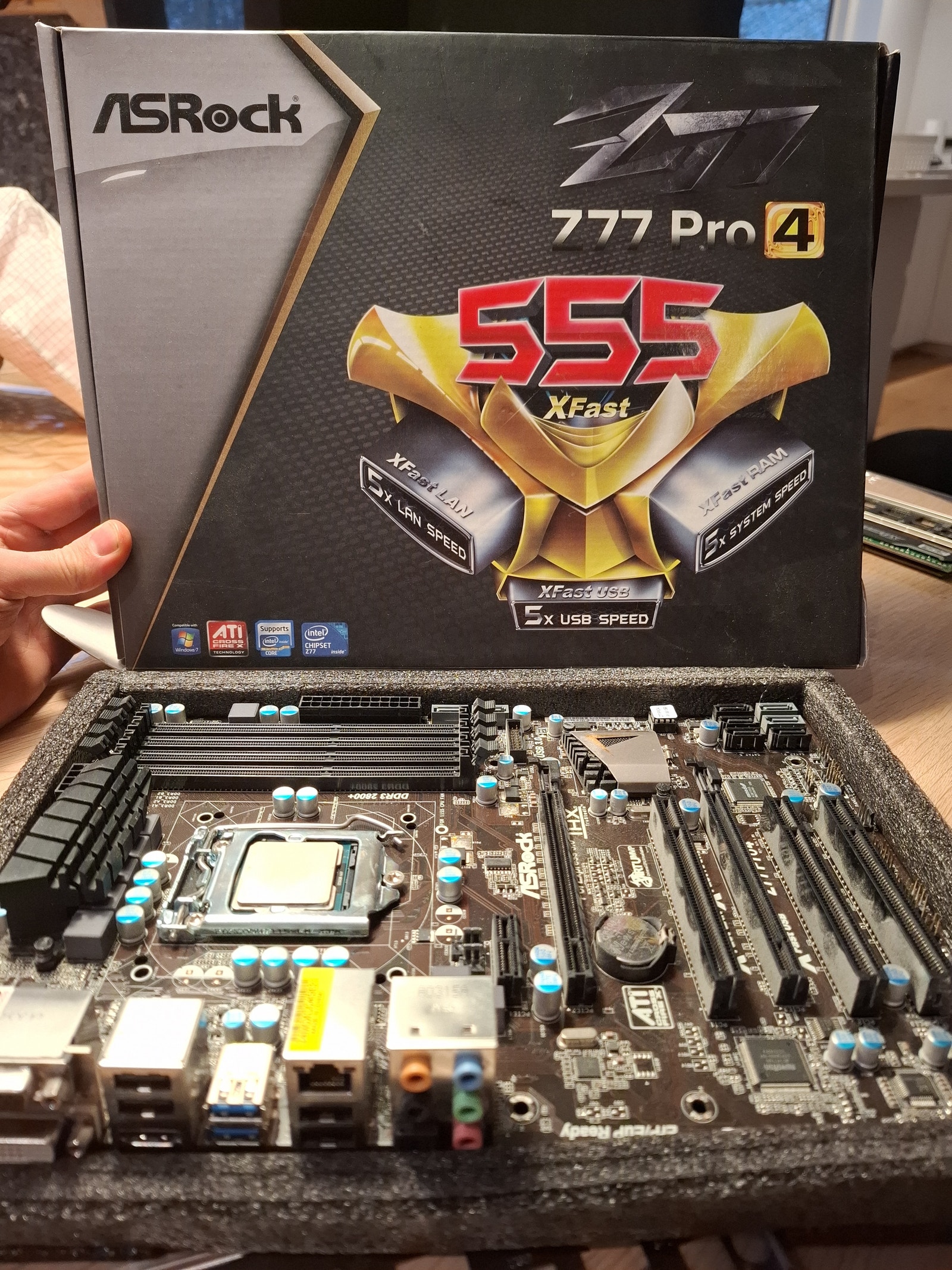 Asrock Z77 pro motherboard, Intel I7-3770k Cpu | DBA ASRock Z77