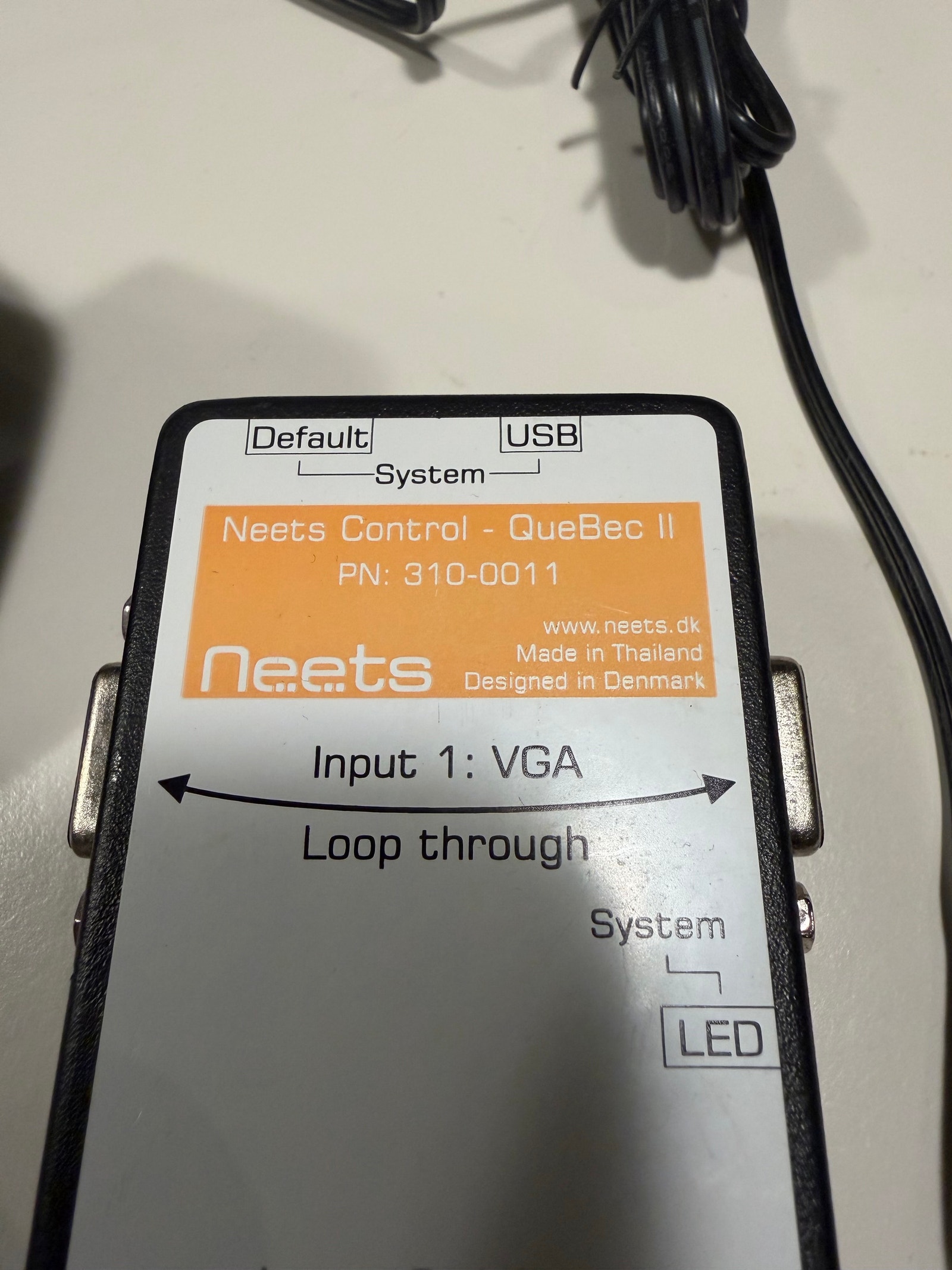 Neets Control QueBec II - Détecteur HDMI Et VGA - Montage Mural - Neuf