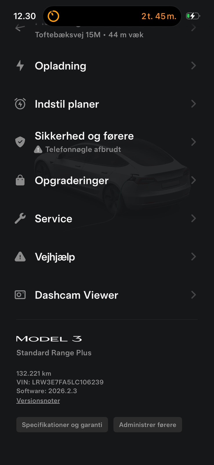 Tesla Model 3 til salg hos Nabilli