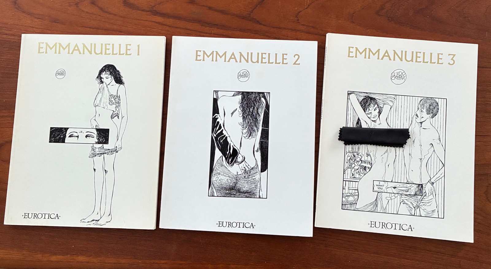 Guido Crepax Emmanuelle 1-3, erotisk tegneserie | DBA