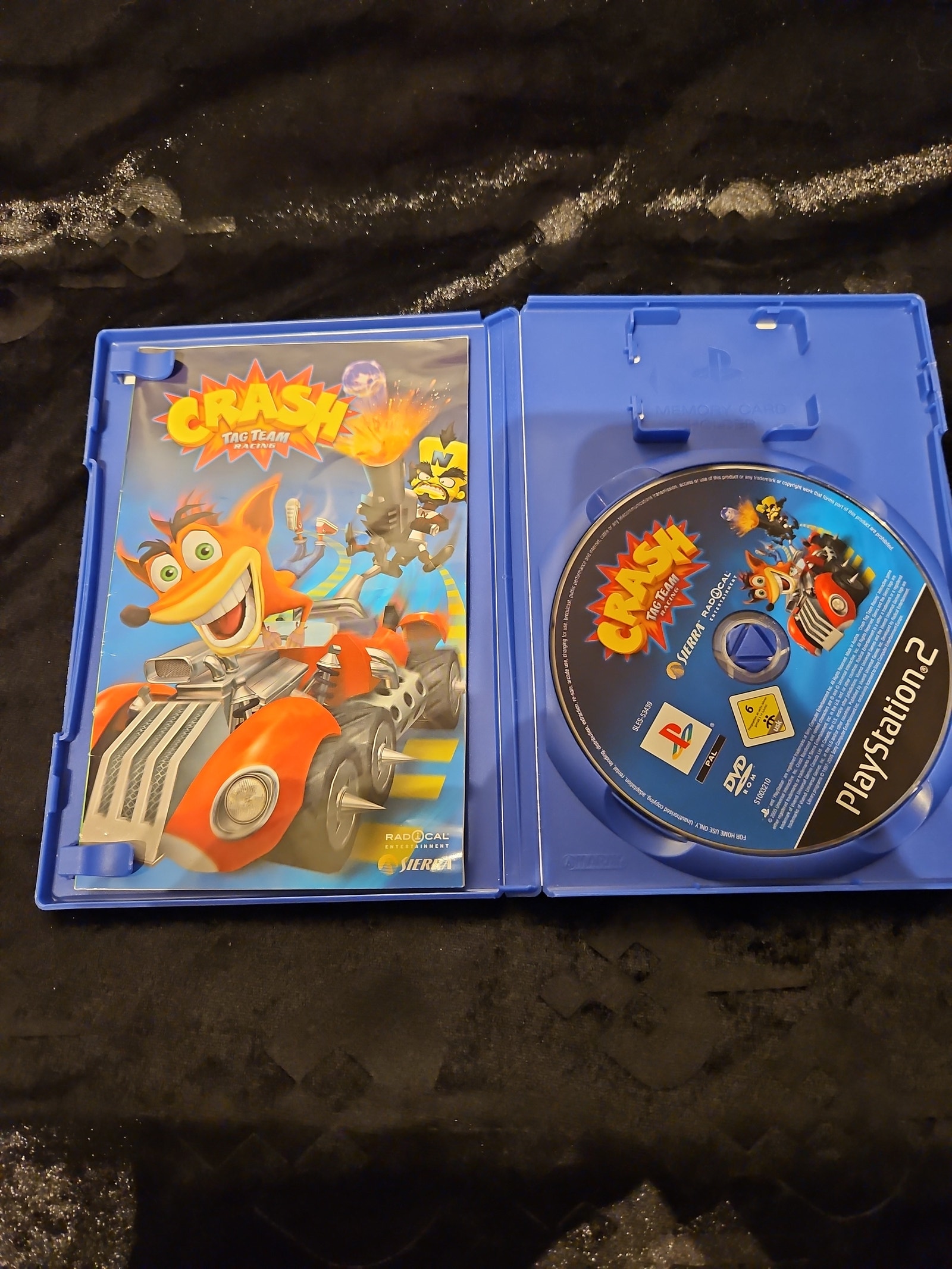 PS2 Playstation 2 PAL Crash Bandicoot tag team racing promo press presse