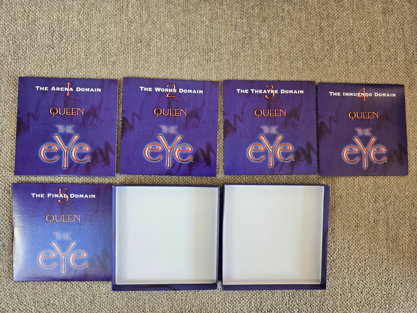 Boite Big box vide/sans jeu pour QUEEN the eye PC FR