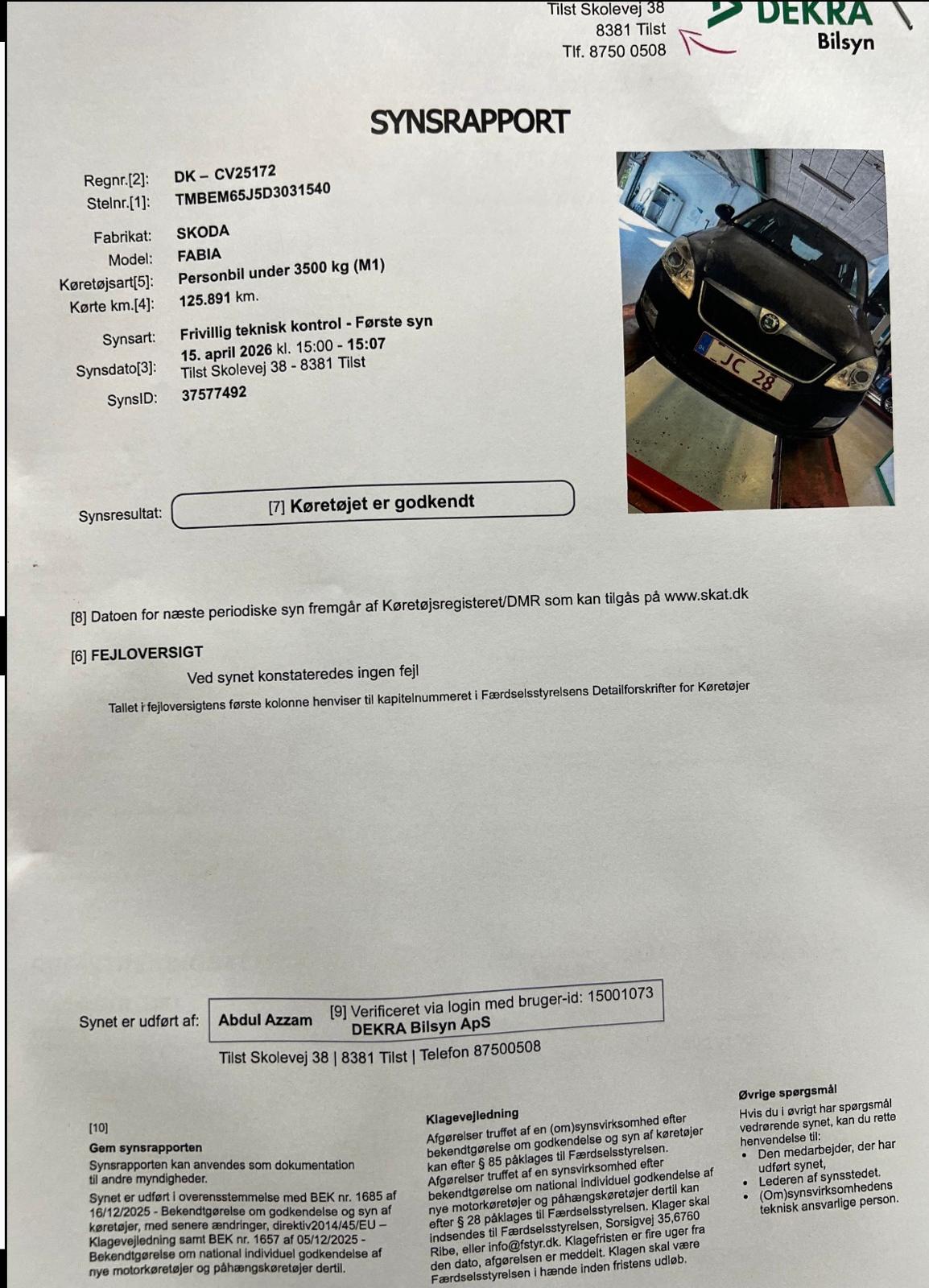 Skoda Fabia til salg hos Nabilli