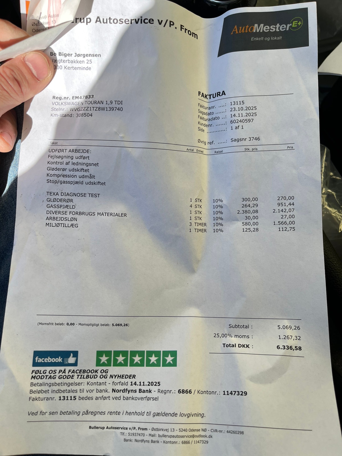 VW Touran til salg hos Nabilli