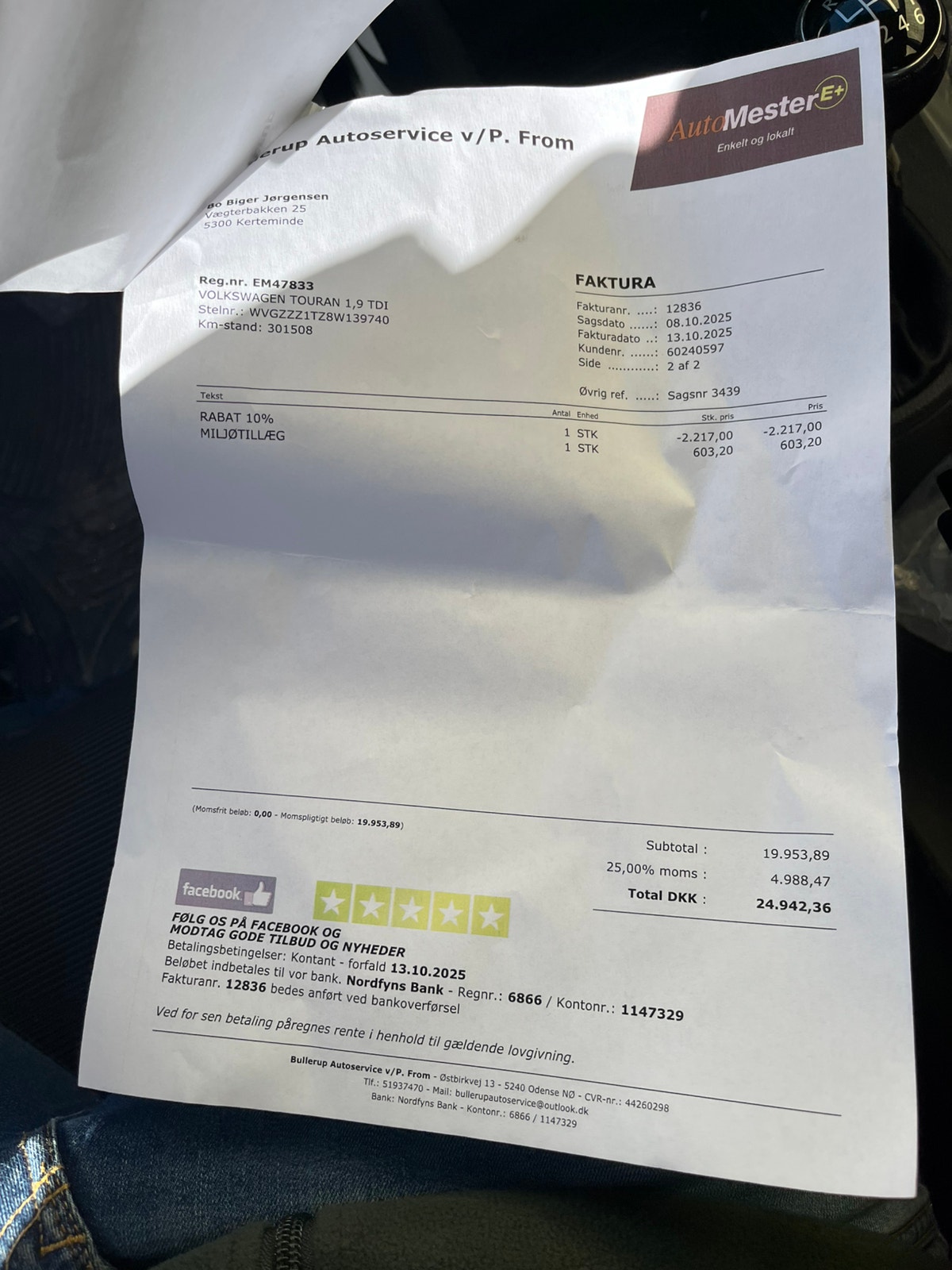 VW Touran til salg hos Nabilli