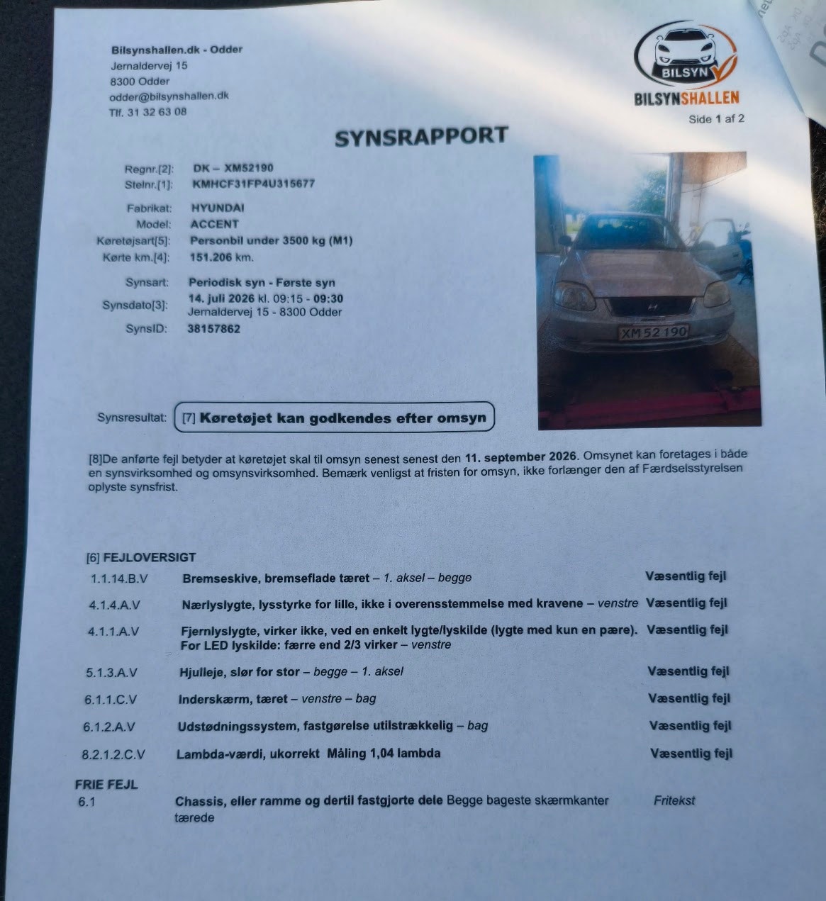 Hyundai Accent til salg hos Nabilli
