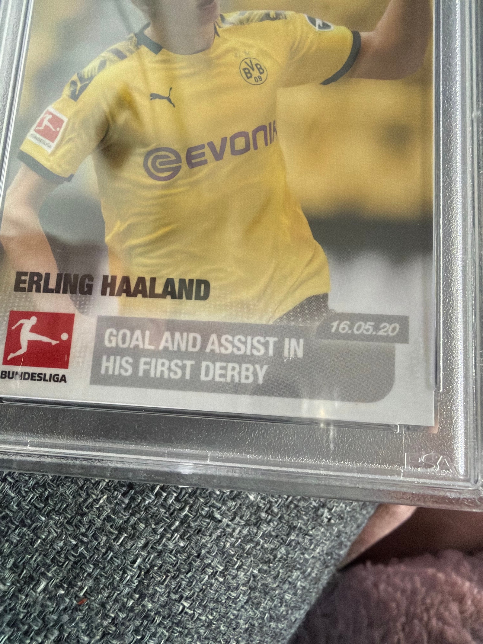 Topps Now 2019 Erling Haaland Bundesliga fodboldkort #144 PSA 9 | DBA
