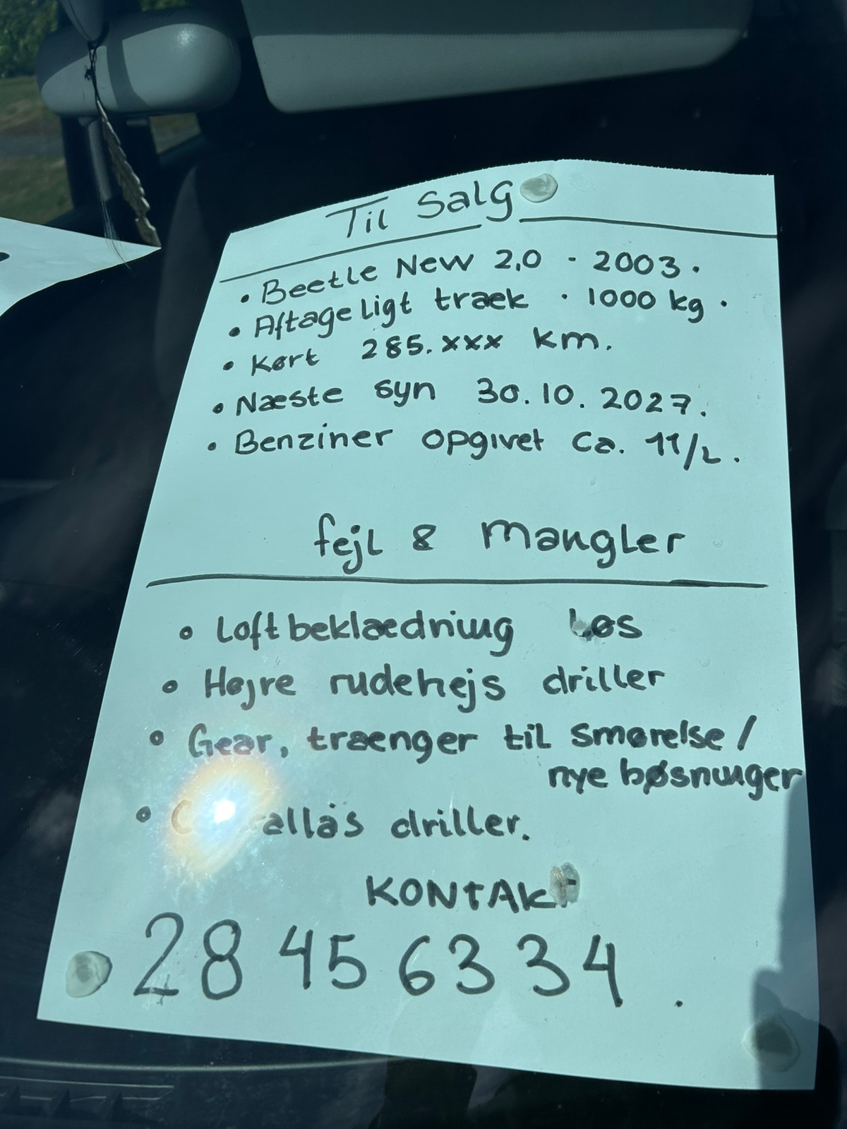VW Beetle til salg hos Nabilli
