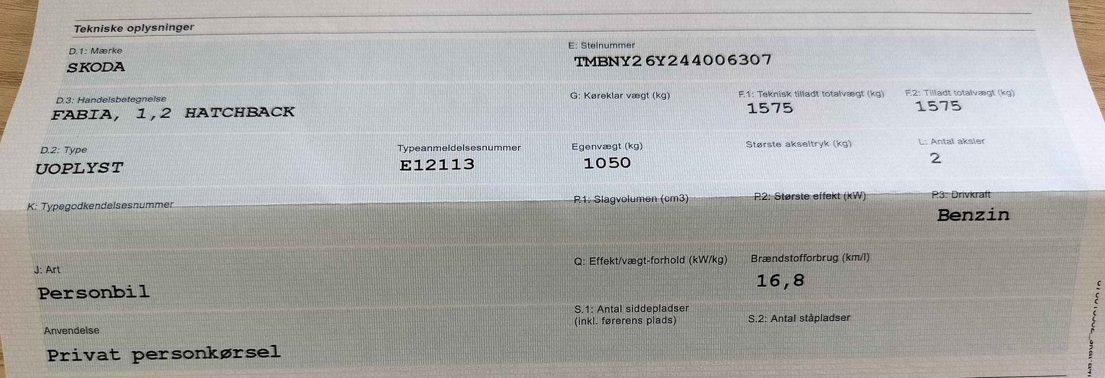 Skoda Fabia til salg hos Nabilli