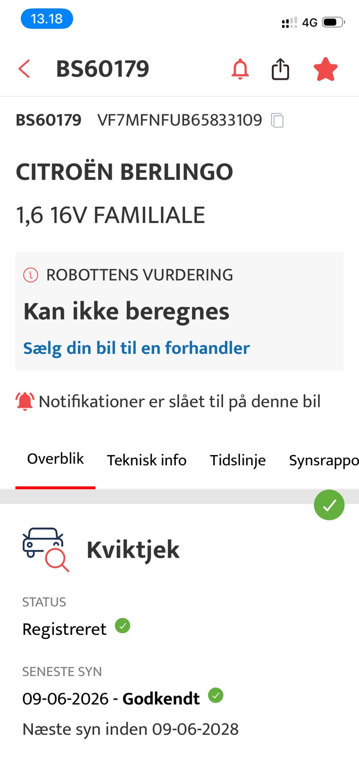 Citroen Berlingo til salg hos Nabilli