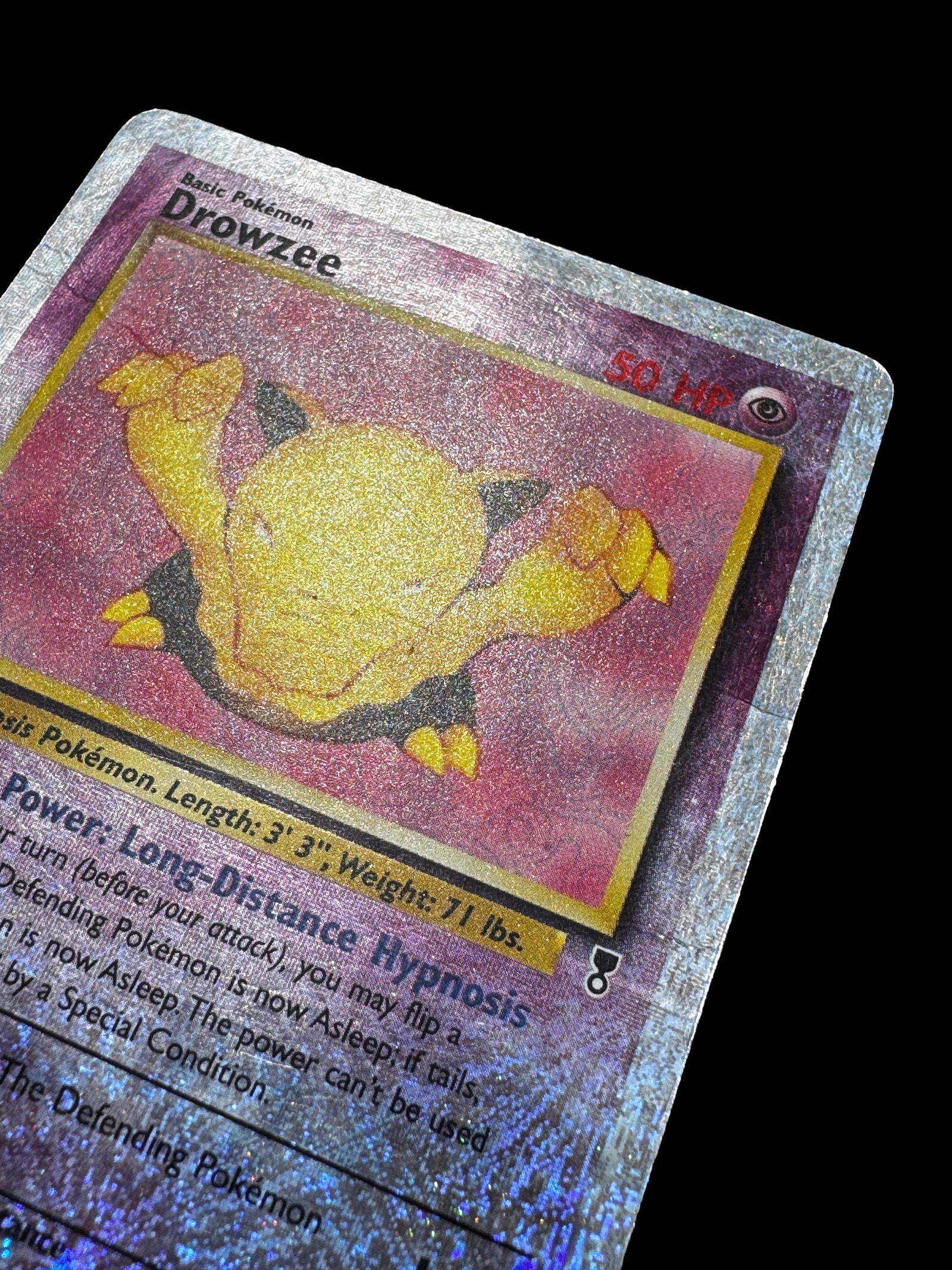 Drowzee 73/110 Holo - Legendary Collection - Vintage Pokemon kort 