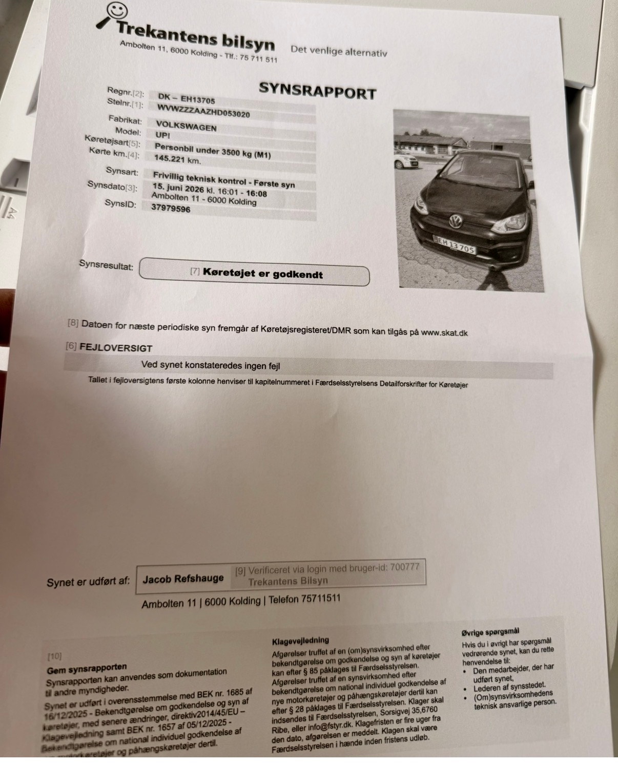 VW UP! til salg hos Nabilli