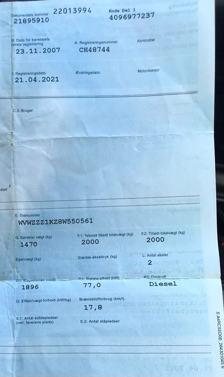 VW Golf Plus til salg hos Nabilli