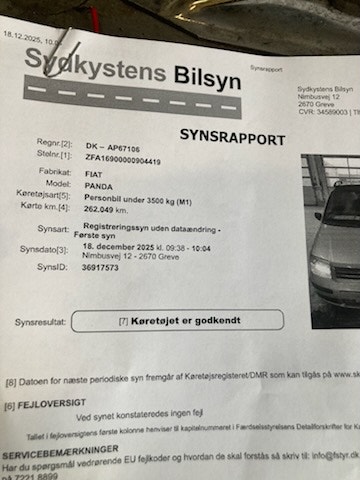 Fiat Panda til salg hos Nabilli