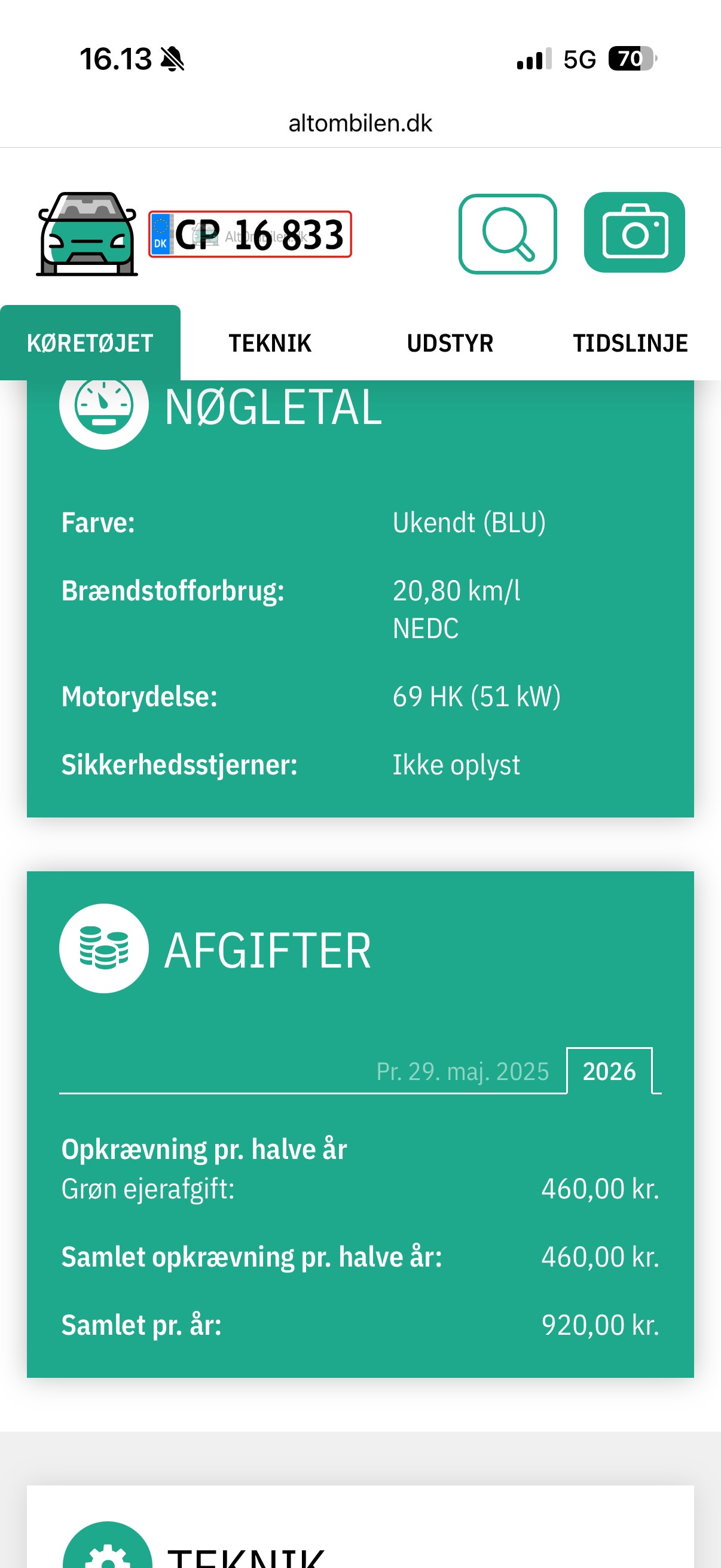 Fiat 500 til salg hos Nabilli