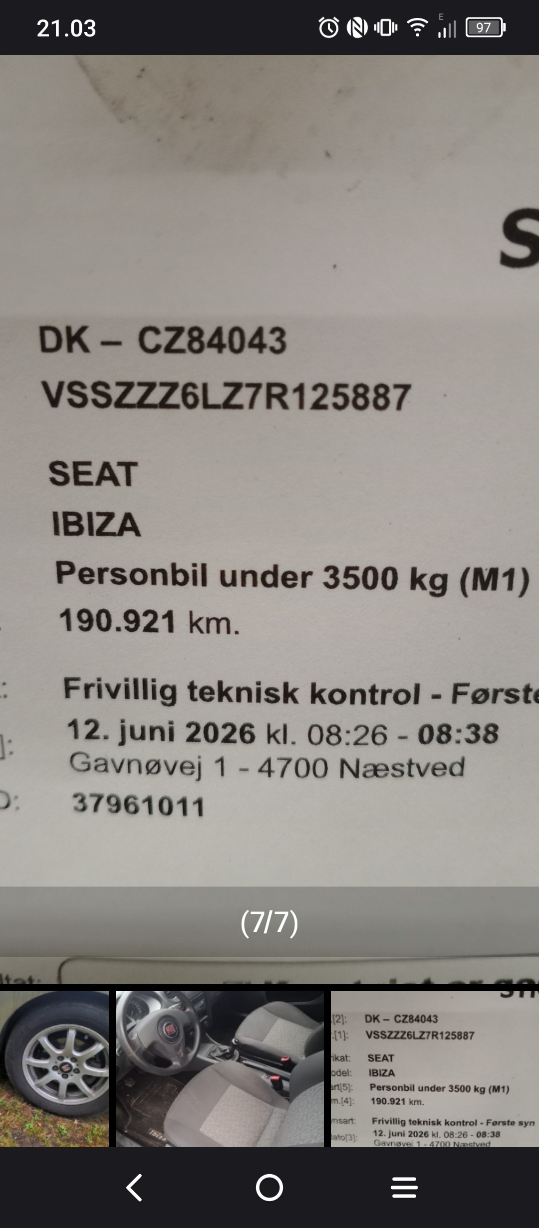 Seat Ibiza til salg hos Nabilli