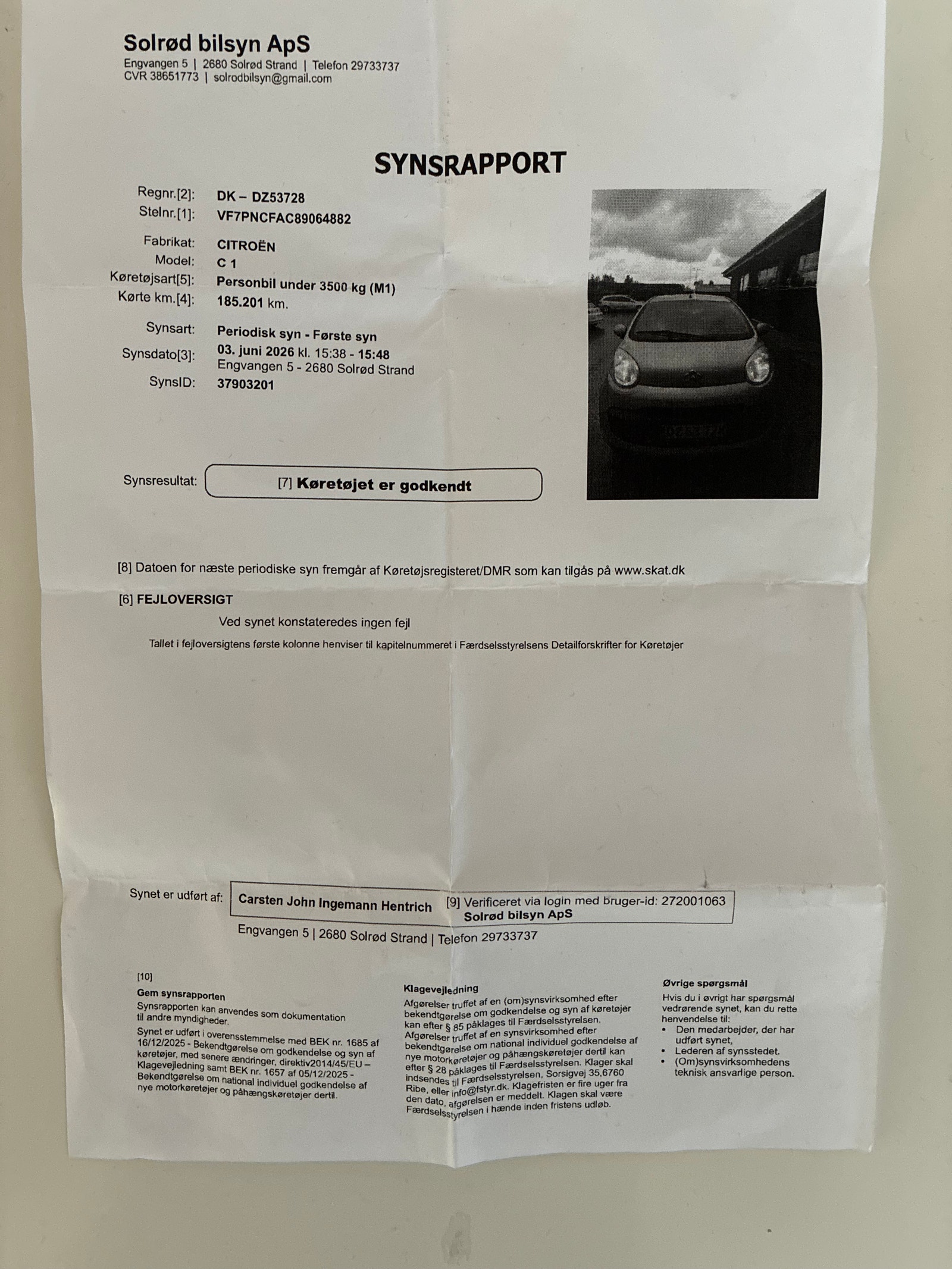 Citroen C1 til salg hos Nabilli